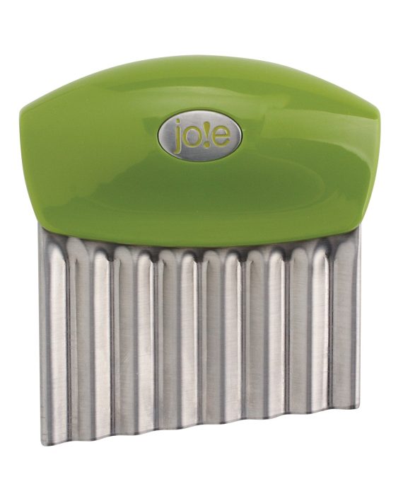 Joie Fruit And Vegetable Wavy Chopper Knife, Stainless Steel Blade, Colors Vary