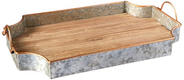 Cooperstown Wooden Craftsman Rectangle Serving Tray