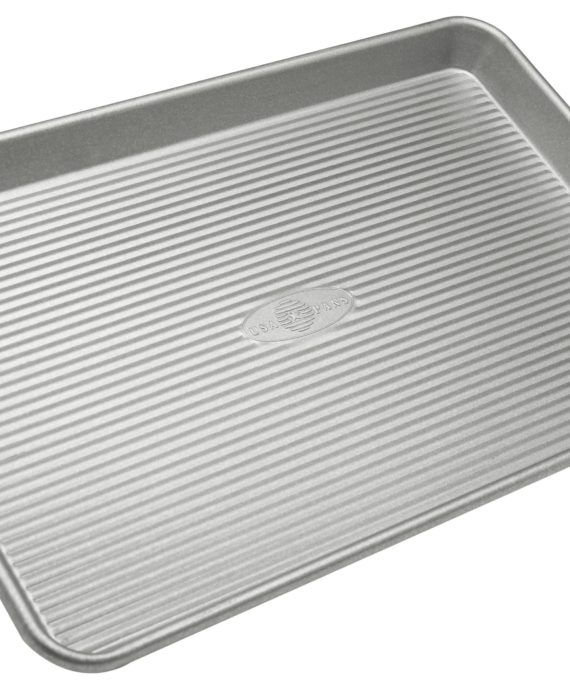USA Pan Bakeware Jelly Roll Pan, Warp Resistant Nonstick Baking Pan, Made in the USA from Aluminized Steel