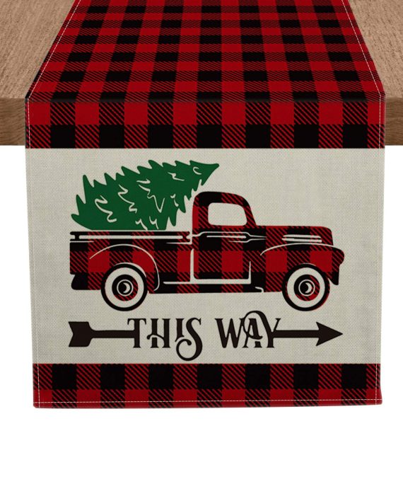 Seasonal Winter Xmas Holiday Tablecloth