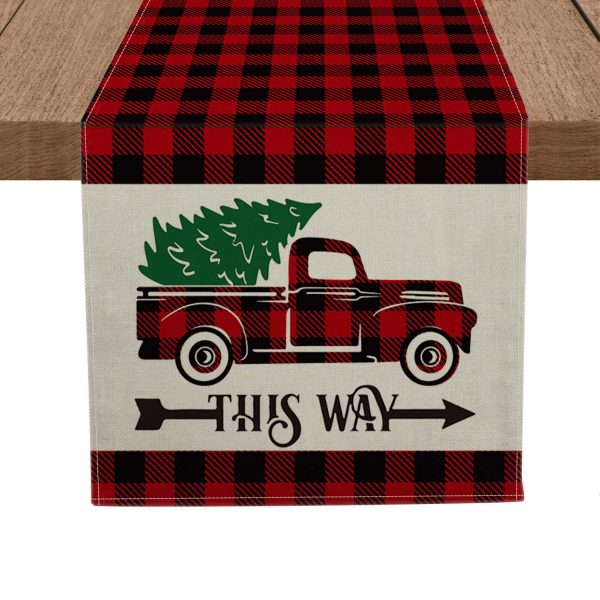 Seasonal Winter Xmas Holiday Tablecloth