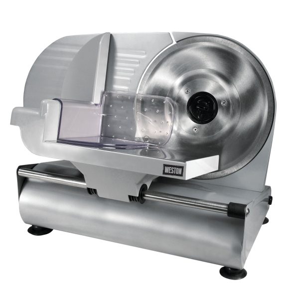 Weston 61-0901-W Heavy Duty Meat and Food Slicer, 9", Stainless Steel