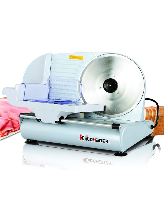 Kitchener 9-inch Professional Electric Meat Deli Cheese Food Slicer, Stainless Steel Blade, 150 Watt
