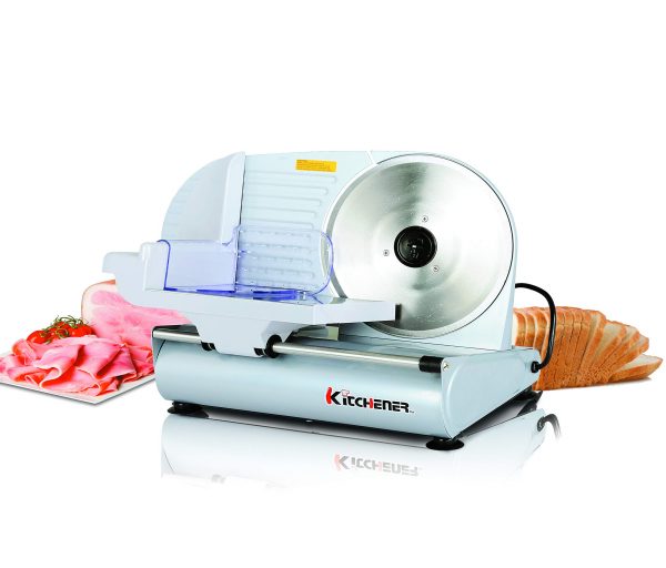 Kitchener 9-inch Professional Electric Meat Deli Cheese Food Slicer, Stainless Steel Blade, 150 Watt