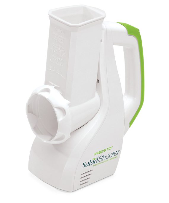 Presto Salad Shooter Electric Slicer/Shredder,White