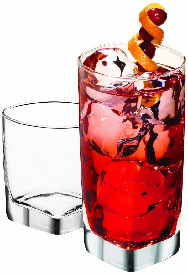 Anchor Hocking Rio Small and Large Drinking Glasses, Set of 16