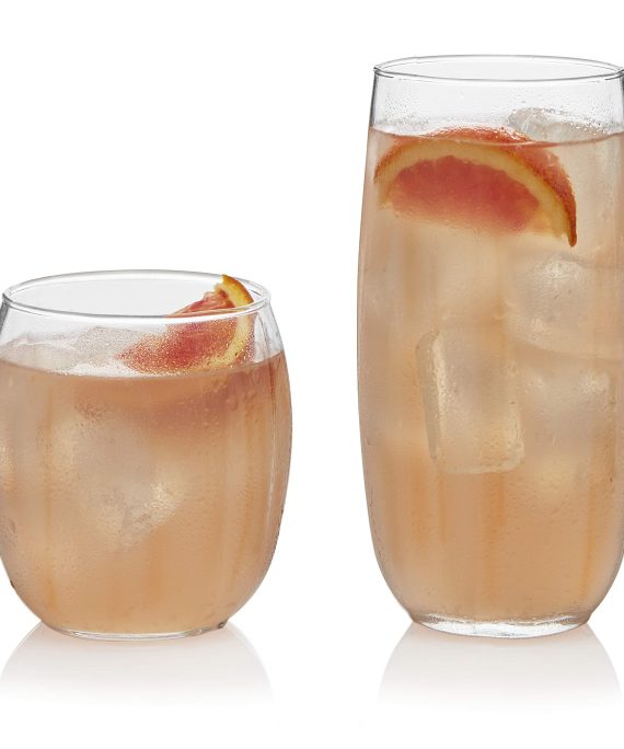 Libbey Samba 16-Piece Tumbler and Rocks Glass Set
