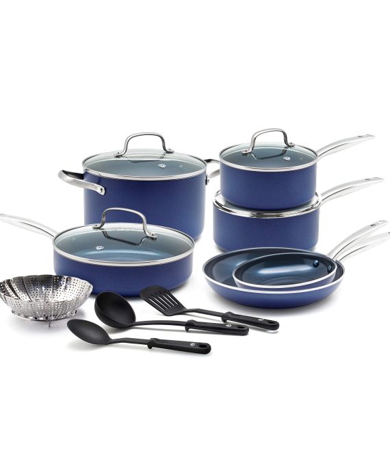Blue Diamond Pan Cookware-Set, 14 Piece