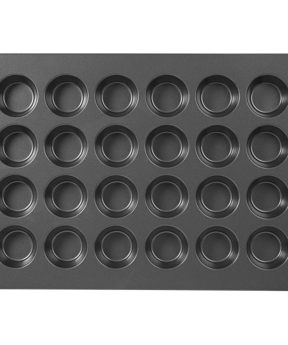Wilton Perfect Results Premium Non-Stick Mega Standard-Size Muffin and Cupcake Baking Pan, Standard 24-Cup