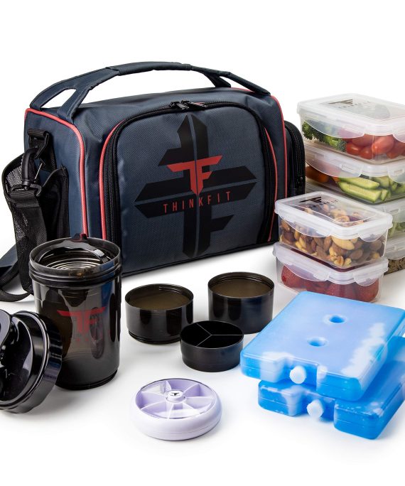 Meal Prep Lunch Box with 6 Food Portion Control Containers