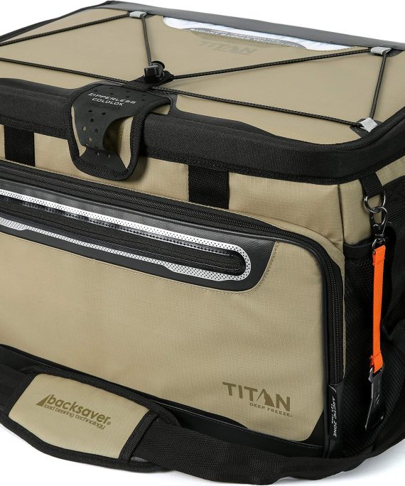 Arctic Zone Titan Deep Freeze 48 Can Zipperless HardBody Cooler, Moss