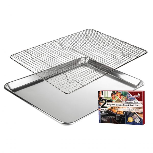 Baking Pan with Cooling Rack: