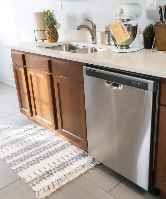 Kitchen Rugs with Printed Patterns - Made with Cotton