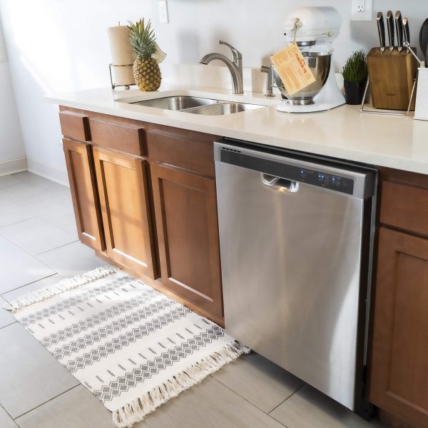 Kitchen Rugs with Printed Patterns - Made with Cotton