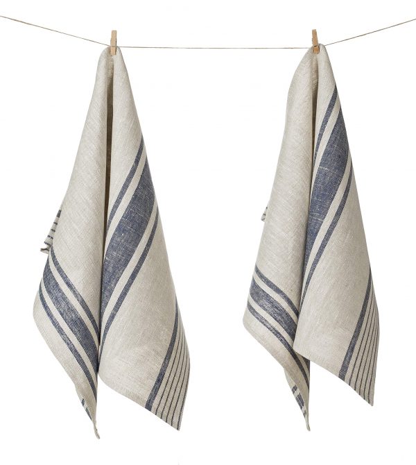 Pure Flax Linen Kitchen Tea Towels