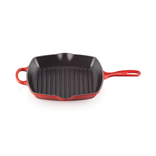 Le Creuset Enameled Cast Iron Signature Square Skillet Grill