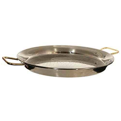 Garcima 10-Inch Stainless Steel Paella Pan