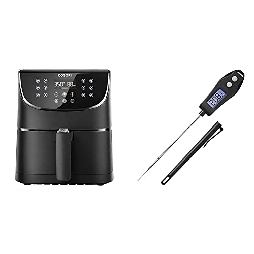Black Air Fryer Meat Thermometer