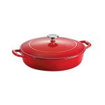 Enameled Cast Iron 4-Quart Gradated Red