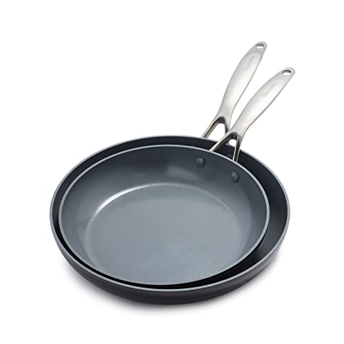 Ceramic Nonstick 10" and 12" Frying Pan Skillet Set