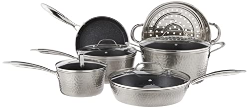 Granitestone Diamond 10 Piece Hammered Sets