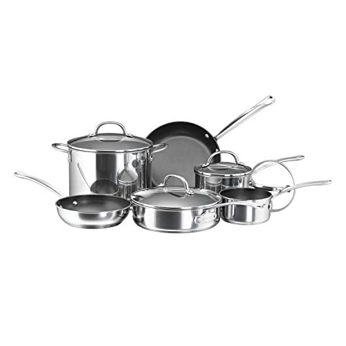 10-Piece Pot and Pan Set Nonstick Cookware Set