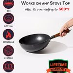 Carbon Steel Pan with Lid Wok Set for Flavorful Cooking - Image 4