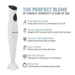 Elite Gourmet Electric Immersion, Mixer, Chopper - Image 3