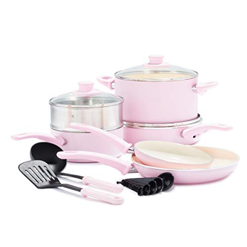 GreenLife Soft Grip Healthy Ceramic Nonstick 12 Piece