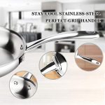 Duxtop Whole-Clad Tri-Ply Stainless Steel Stir-Fry Pan - Image 3
