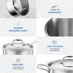Cookware Set Clad Pots & Pans Sets - Image 5