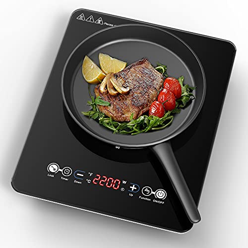 Portable Induction Cooktop Countertop Burner with LED Touch Screen