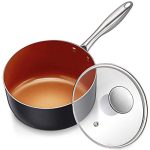 MICHELANGELO 3 Quart Saucepan with Lid