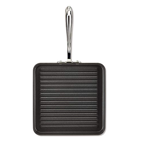 All-Clad E7954064 HA1 Nonstick Grill Pan - Achieve perfect grill marks indoors with ease