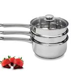 Double Boiler & Steam Pots for Chocolate and Fondue Melting Pot