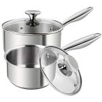 MICHELANGELO Stainless Steel Saucepan Set