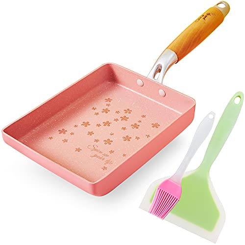 ROCKURWOK Japanese Omelette Pan Nonstick Tamagoyaki Egg Pan