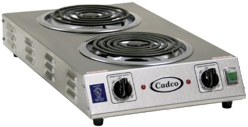 Cadco Space Saver Double 220-Volt Hot Plate