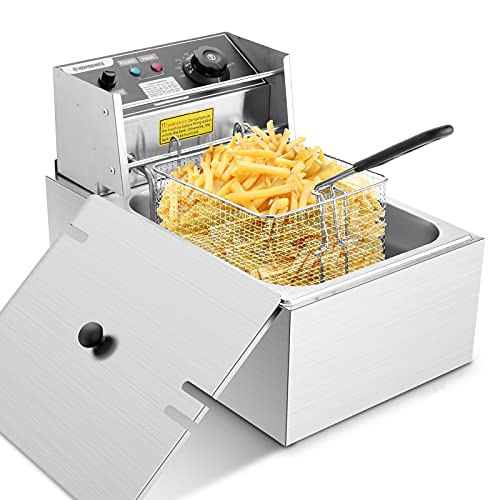 Electric Deep Fryer for French Fries, Fish, Chicken, Wings
