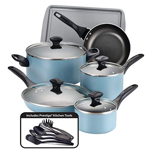 Aqua Nonstick Cookware Pots and Pans Set