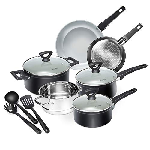 Duxtop 12-Piece Nonstick Cookware Set