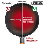YOSUKATA Carbon Steel Wok Pan - Image 4