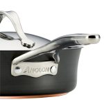 Anolon Nouvelle Copper Hard Anodized Nonstick Cookware Pots and Pans Set - Image 8
