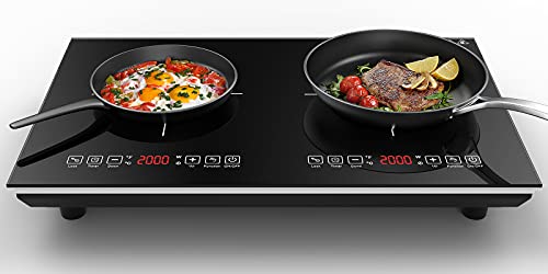 VBGK Double Induction Cooktop 2000W Countertop