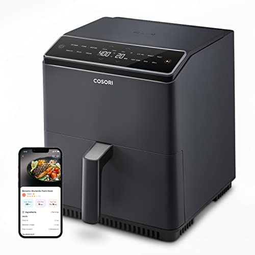 Air Fryer with 360 ThermoIQ Tech Heating Elements for Precise Temperature