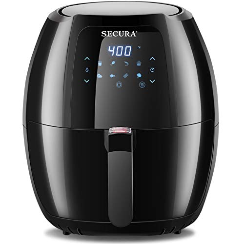Hot Air Fryer Electric Cooker w/Preheat & Shake Remind