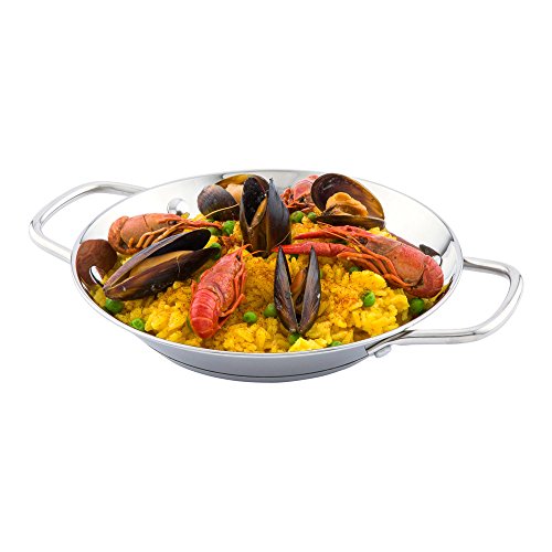 8 Inch Spanish Paella Pan, 1 Induction Ready Paella Pan