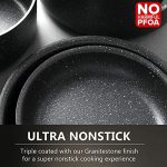 GRANITESTONE Stackmaster 15 Piece Nonstick Cookware Set - Image 4