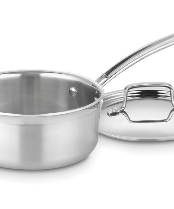 Stainless Steel 1-1/2-Quart Saucepan with Cover