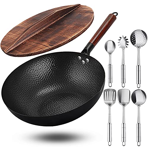 Babyltrl Wok Pan - 12.5" Woks and Stir Fry Pans